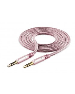 Стерео кабел Celuarline,3.5mm, 1m, розов