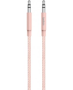 Аудио кабел Belkin - Premium, 3.5 mm, 1.2 m, розов