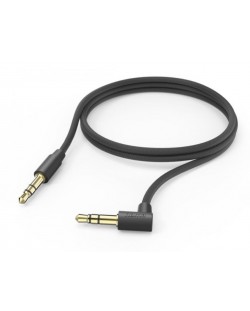 Аудио кабел Hama - 3.5 mm/3.5 mm, 1 m, черен