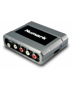 Аудио интерфейс Numark - Stereo IO V2, сребрист