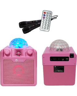 Аудио система N-Gear - Disco Block 410, розова