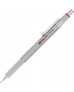 Автоматичен молив Rotring 600 - 0.7 mm, сребрист
