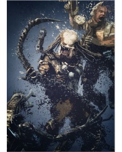 Метален постер Displate - Aliens vs Predator
