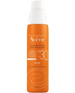 Avène Sun Слънцезащитен спрей за лице и тяло, SPF30, 200 ml