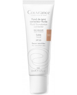 Avène Couvrance Фон дьо тен течен коректор, 3.0 Пясък, SPF20, 30 ml