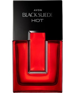 Avon Тоалетна вода Black Suede Hot, 75 ml
