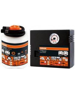 Авариен комплект уплътнител за гуми OSRAM - TYREseal KIT, за спукана гума OTSK4