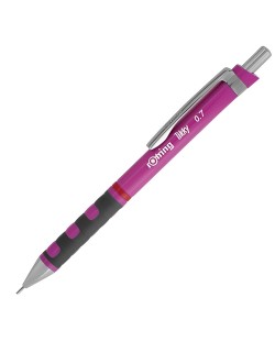 Автоматичен молив Rotring Tikky - 0.7 mm, пастелно лилав