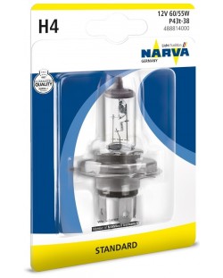 Автомобилна крушка NARVA - H4, 12V, 60/55W, P43t-38