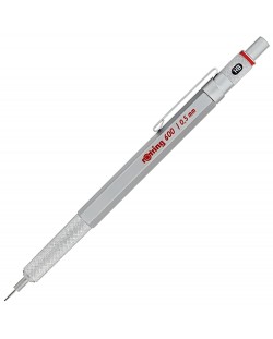 Автоматичен молив Rotring 600 - 0.5 mm, сребрист