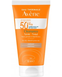 Avène Cleanance Тонирана слънцезащита, SPF50+, 50 ml