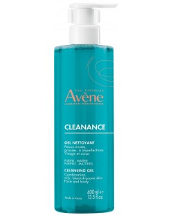 Avène Cleanance Почистващ гел, 400 ml (Лимитирано)