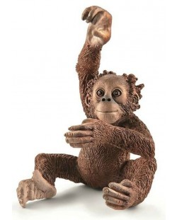 Фигурка Schleich от серията Азия и Австралия – Орангутан – бебе