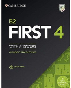 B2 First for Schools 4. Student's Book with answers, with audio, with resource bank