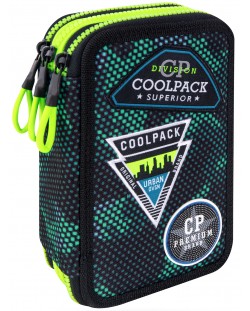 Несесер с ученически пособия Cool Pack Jumper 3 - Badges B Green