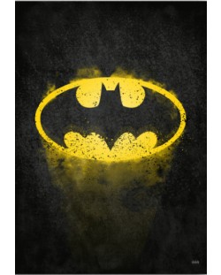 Метален постер Displate - Batman logo