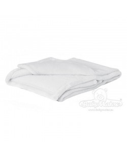 Бебешко одеяло Baby Matex - Bono, 75 x 100 cm, бяло