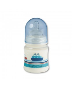 Бебешко шише Baby Nova PP - синьо, 150 ml