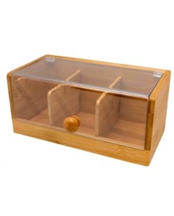Бамбукова кутия за съхранение на чай Nerthus - Малка