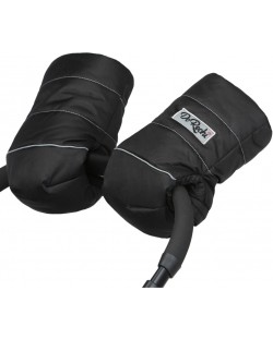 Универсални ръкавици за количка с вълна ДоРечи - Черни