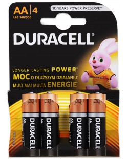 Батерия Duracell Basic - AA, 4 броя