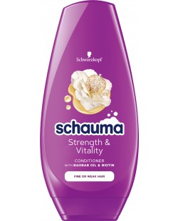 Schauma Балсам за коса Strength & Vitality, 250 ml