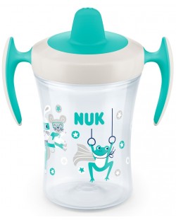 Неразливаща се чаша с мек накрайник Nuk Evolution - Trainer Cup, 230 ml