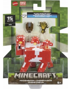 Базова фигура Minecraft - Mooshroom, 8 cm 