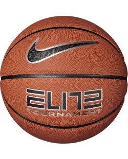 Баскетболна топка Nike - Elite Tournament 8P, размер 7, кафява
