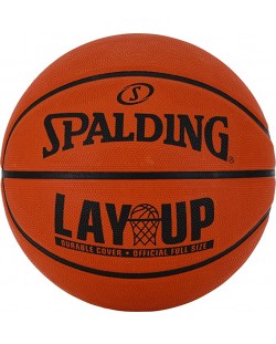 Баскетболна топка SPALDING - LayUp, размер 7, оранжева
