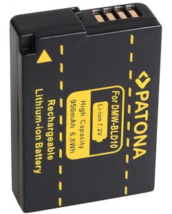 Батерия Patona - заместител на Panasonic DMW-BLD10, черна