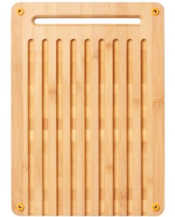Бамбукова дъска за рязане Fiskars - Functional Form, 27 x 2.2 x 44 cm