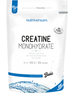 Basic Creatine Monohydrate, 500 g, неовкусен, Nutriversum