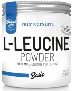 Basic L-Leucine, неовкусен, 200 g, Nutriversum
