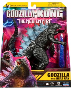 Базова фигура MonsterVerse Godzilla x Kong - Годзила с лъч, 15 cm