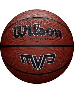 Баскетболна топка Wilson - MVP 285, размер 6, кафява