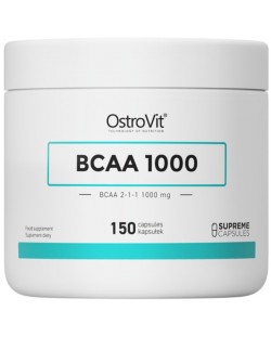 BCAA 1000, 150 капсули, OstroVit