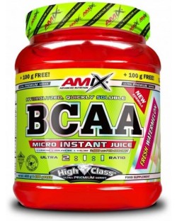 BCAA Micro-Instant Juice, малинова лимонада, 400 + 100 g, Amix