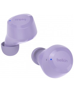 Безжични слушалки Belkin - SoundForm Bolt, TWS, лилави