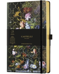 Бележник Castelli Vintage Floral - Peony, 13 x 21 cm, линиран