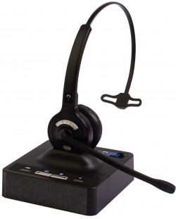 Безжична слушалка с микрофон IPN - W980 Mono Dect, черна