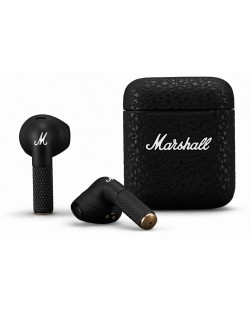 Безжични слушалки Marshall - Minor III, TWS, черни