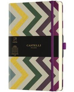 Бележник Castelli Oro - Frets, 13 x 21 cm, линиран
