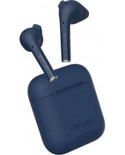 Безжични слушалки Defunc - TRUE TALK, TWS, сини