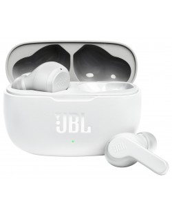 Безжични слушалки JBL - Wave 200TWS, бели
