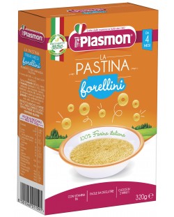 Бебешка паста Plasmon - Кръгчета (Forellini), 320 g