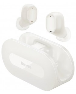 Безжични слушалки Baseus - Bowie EZ10, TWS, бели