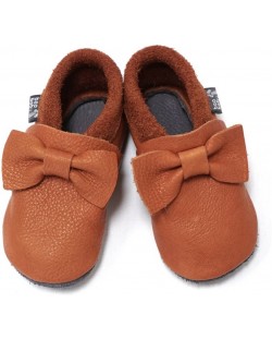 Бебешки обувки Baobaby - Pirouette, размер XS, кафяви