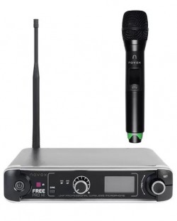 Безжична микрофонна система Novox - Free Pro H1, черна