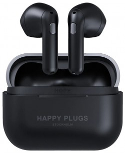 Безжични слушалки Happy Plugs - Hope, TWS, черни